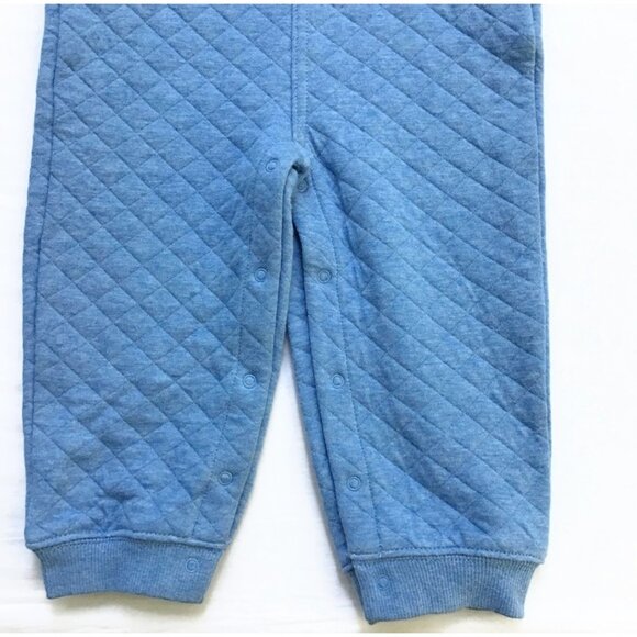 Gymboree Winter Bear Quilted Overalls Outfit Toddler Boys 18-24 Mos. Snow Scarf - Picture 4 of 8